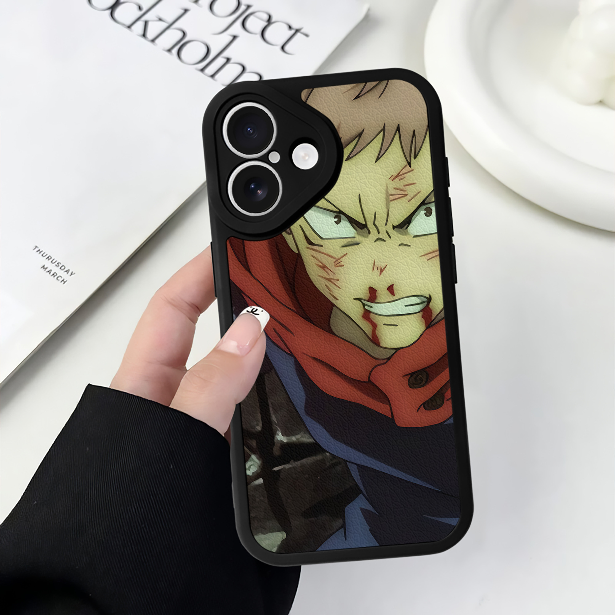 （画像用） SPY×FAMILY间谍家家酒 【iPhone 16シリーズ対応】シリコンスマホケース（レザー調） 材質：シリコン